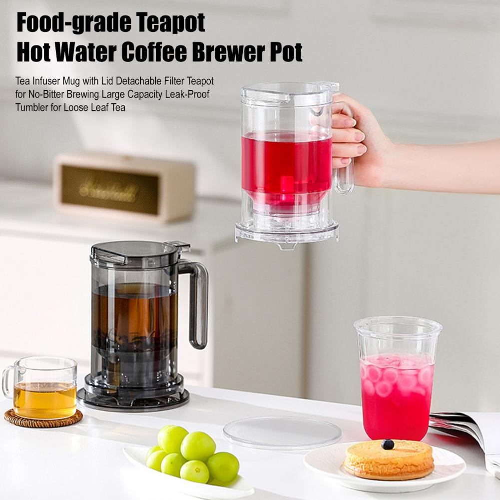 Tea Infuser Mug With Lid Detac - Loose Leaf Tea Infuser 评论和价格