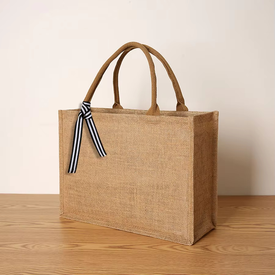 New linen tote bag large capac - Linen Bag Bulk 评论和价格