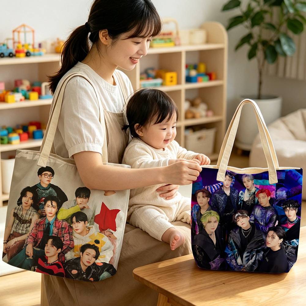 Kpop Group A-Ateez Lightweight - Linen Bag Bulk 评论和价格