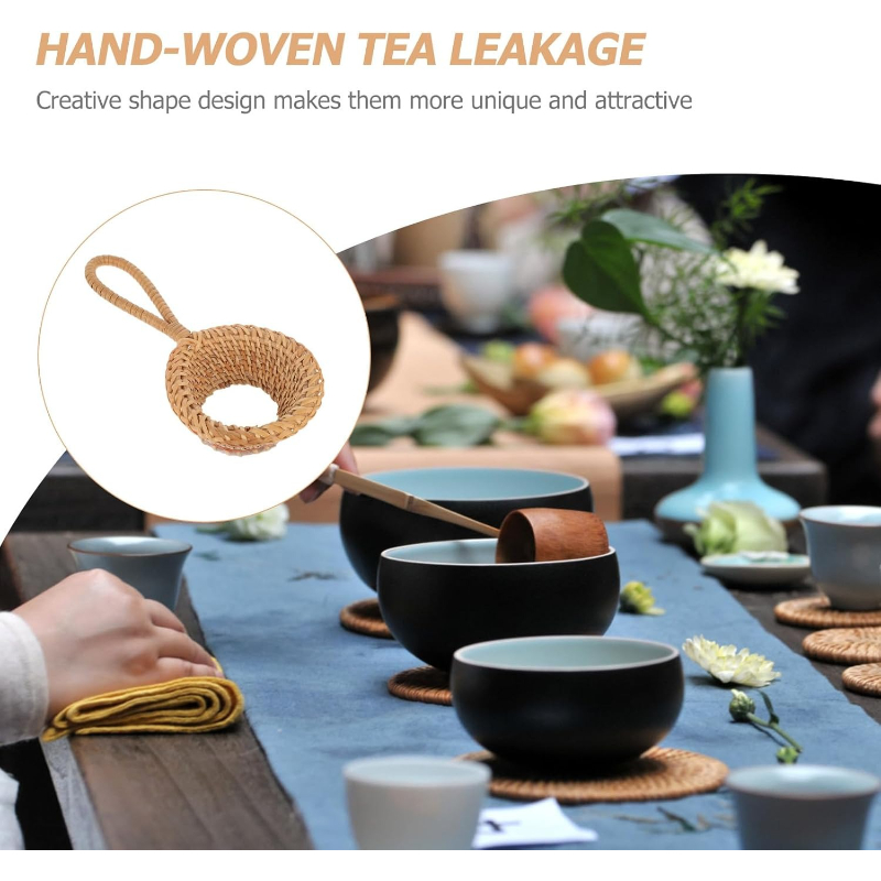 Rattan Tea Strainer Handmade T - Loose Leaf Tea Infuser 评论和价格