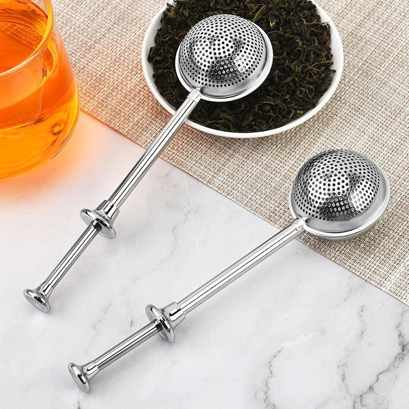 Long Handle Stainless Steel Te - Loose Leaf Tea Infuser 评论和价格