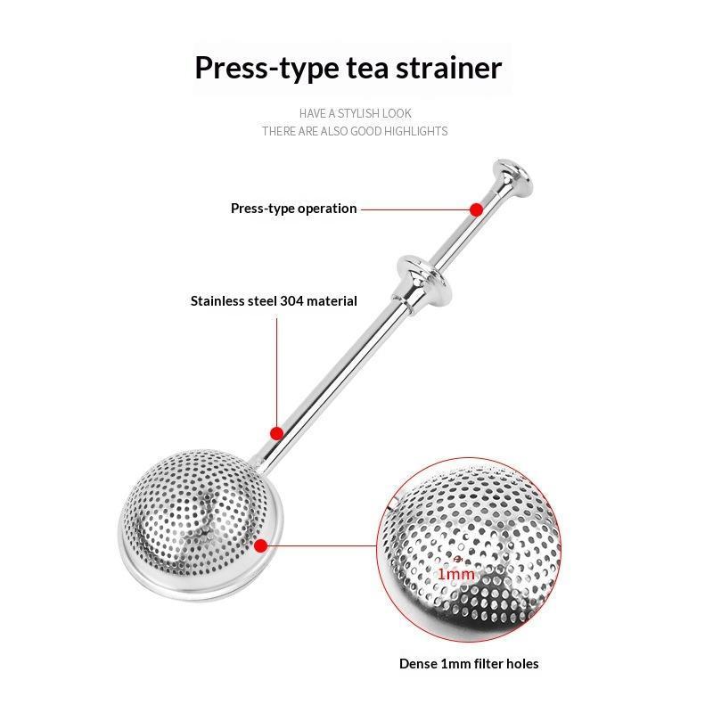 Long Handle Stainless Steel Te - Loose Leaf Tea Infuser 评论和价格